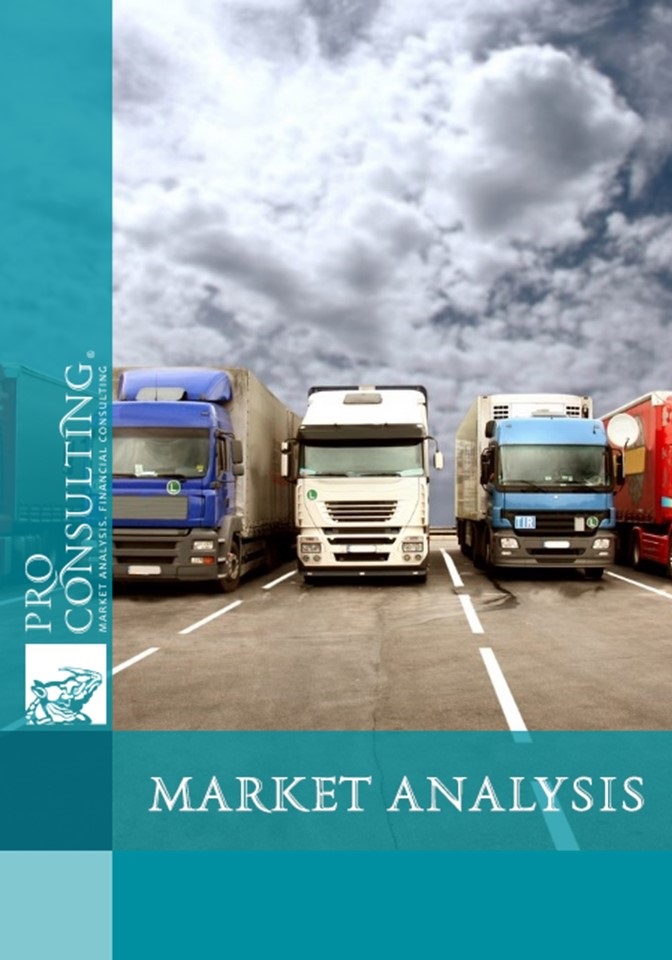 Market research report on motor freight transportation in Ukraine (cargo flows).  2014